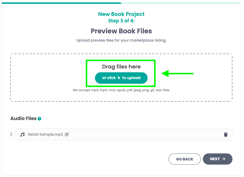 Manage preview files