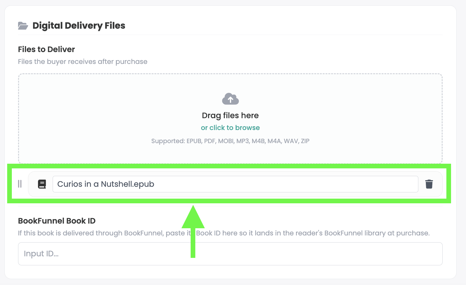 Reordering and renaming uploaded files