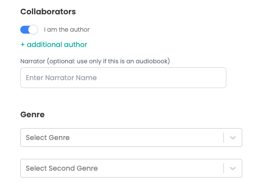 Add collaborators and genre