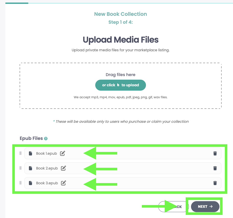 Bundle preview files