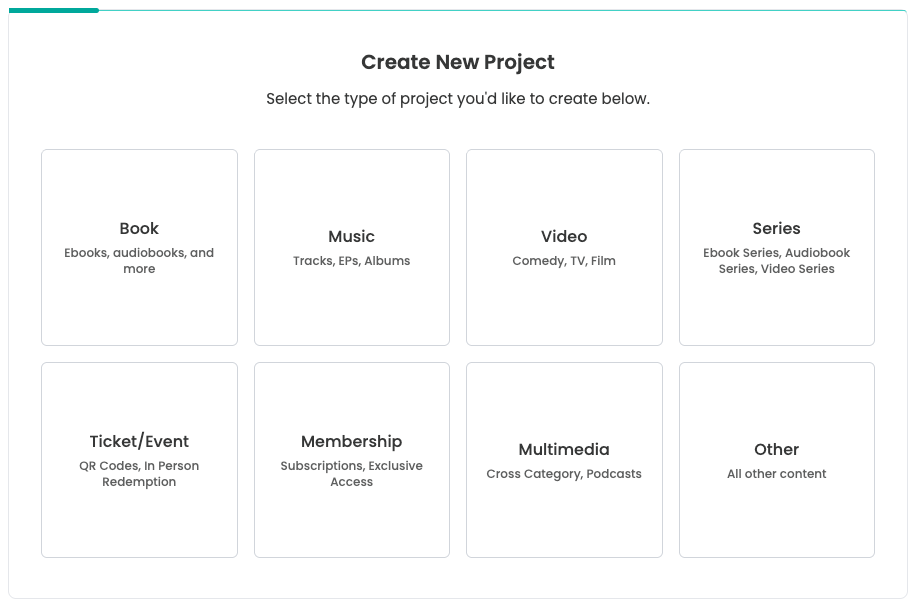 Content type selection