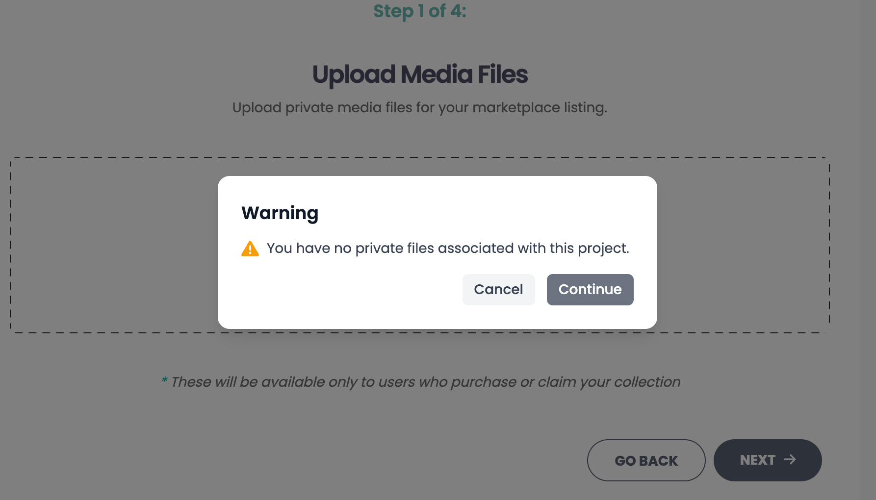 Preview files section with upload options