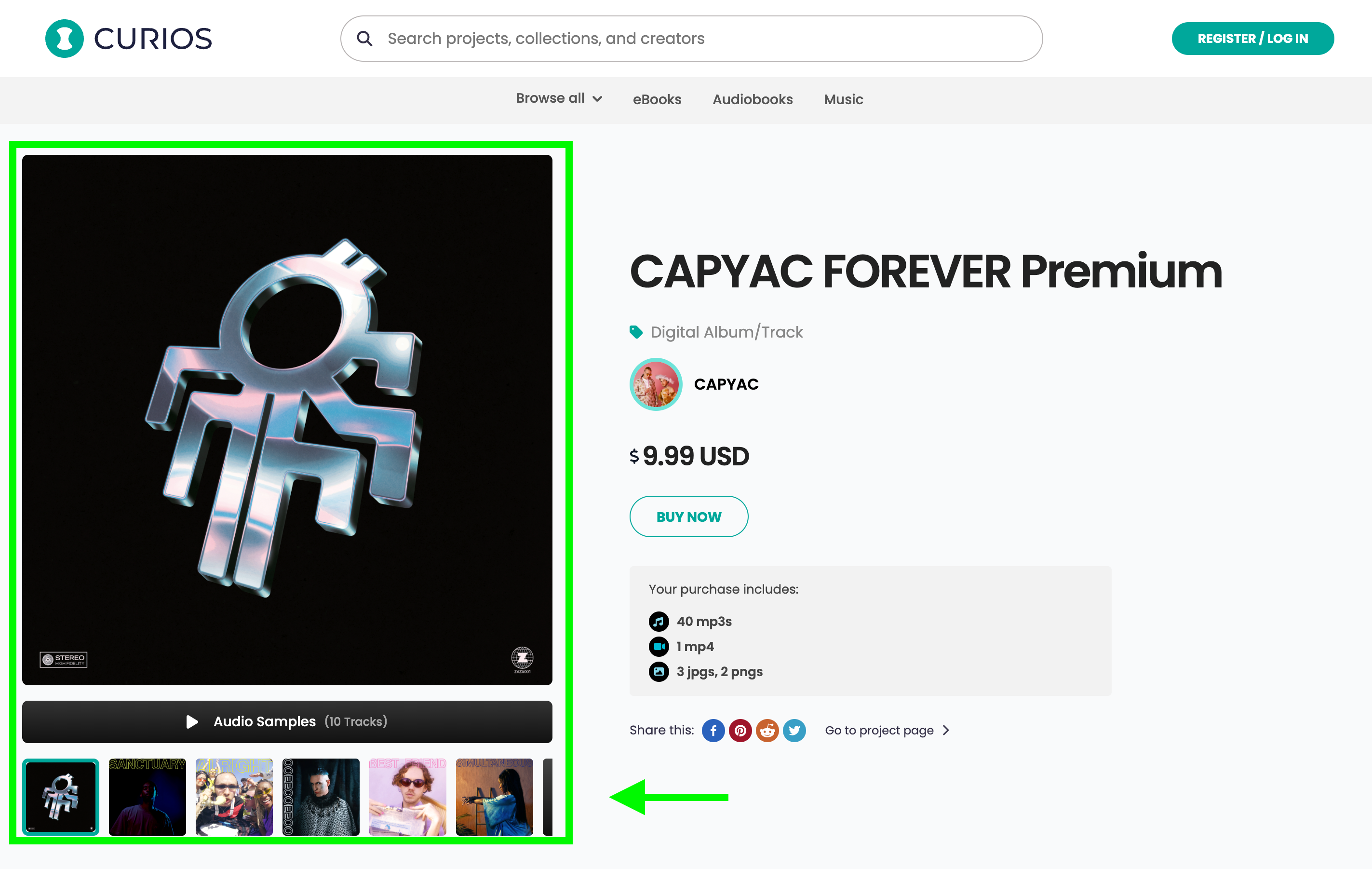 Public files on sales page
