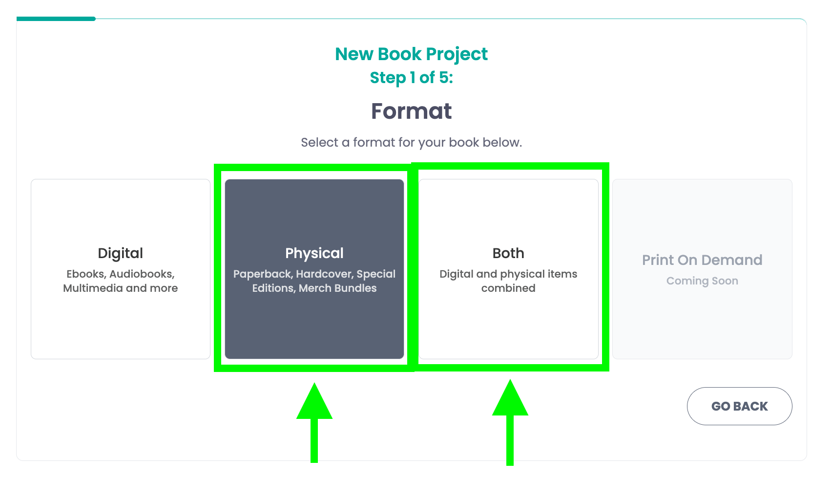 Select physical or both